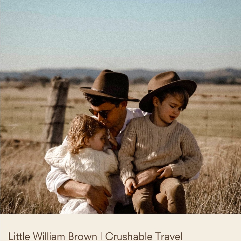 Little William Kids' Brown Travel Hat